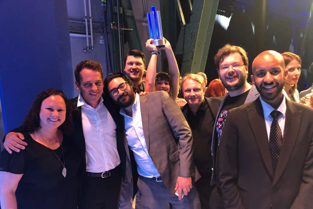 The team with the DCP trophy, 2018